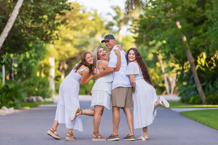 beach photography of family in Fort Myers